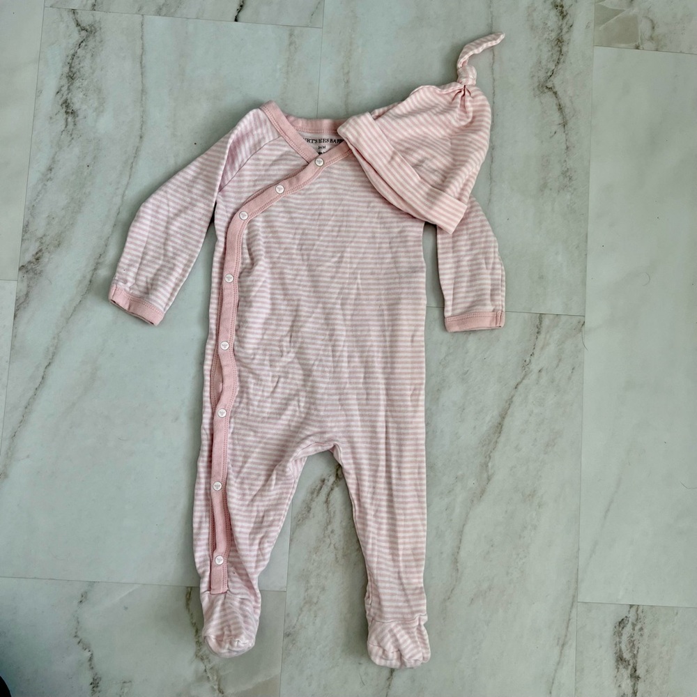 Burt’s Bees Baby Sleeper & Hat